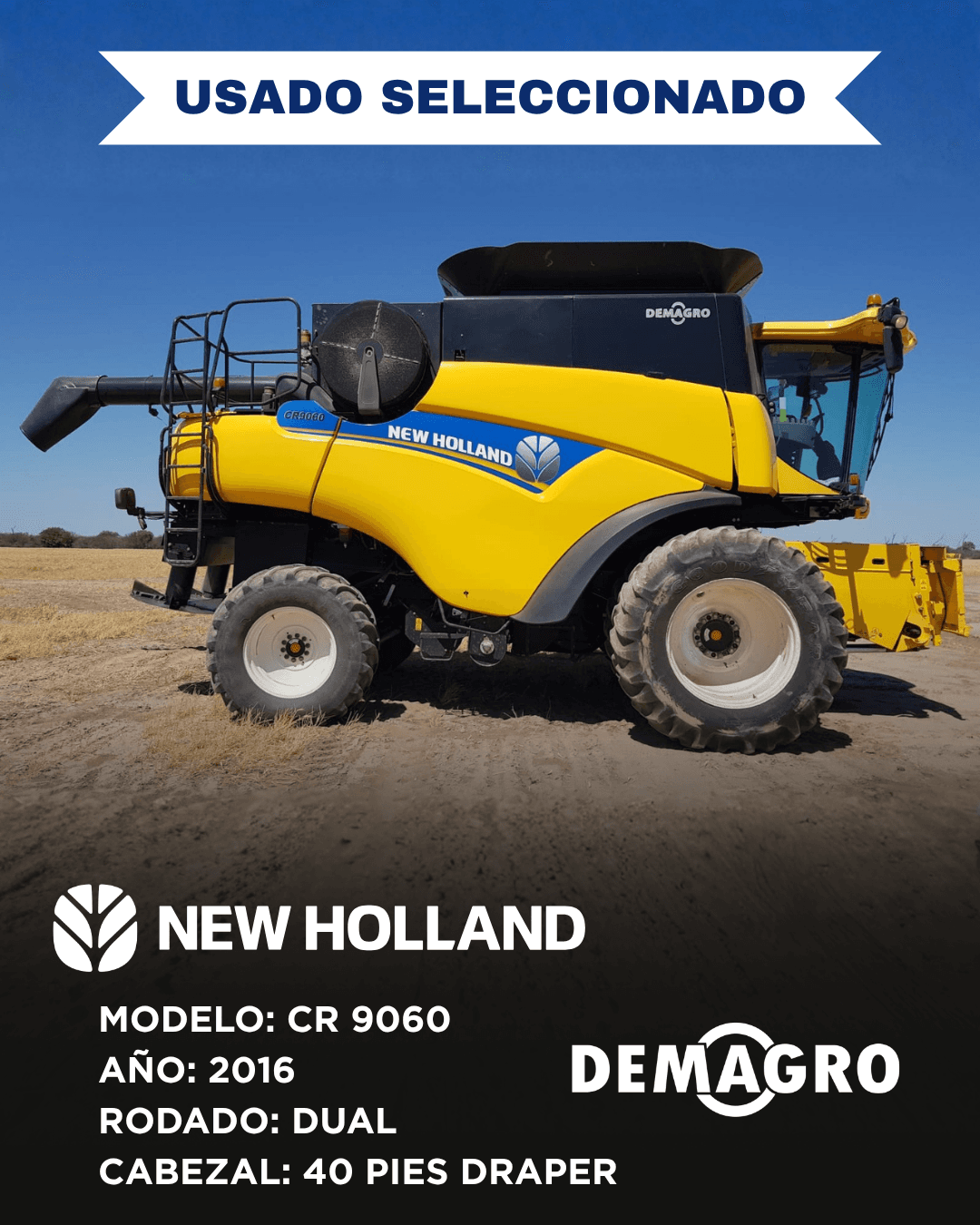 Cosechadora New Holland CR9060