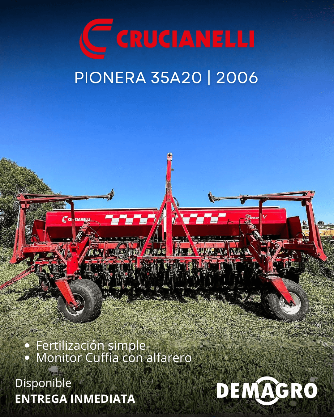 Sembradora Crucianelli Pionera
