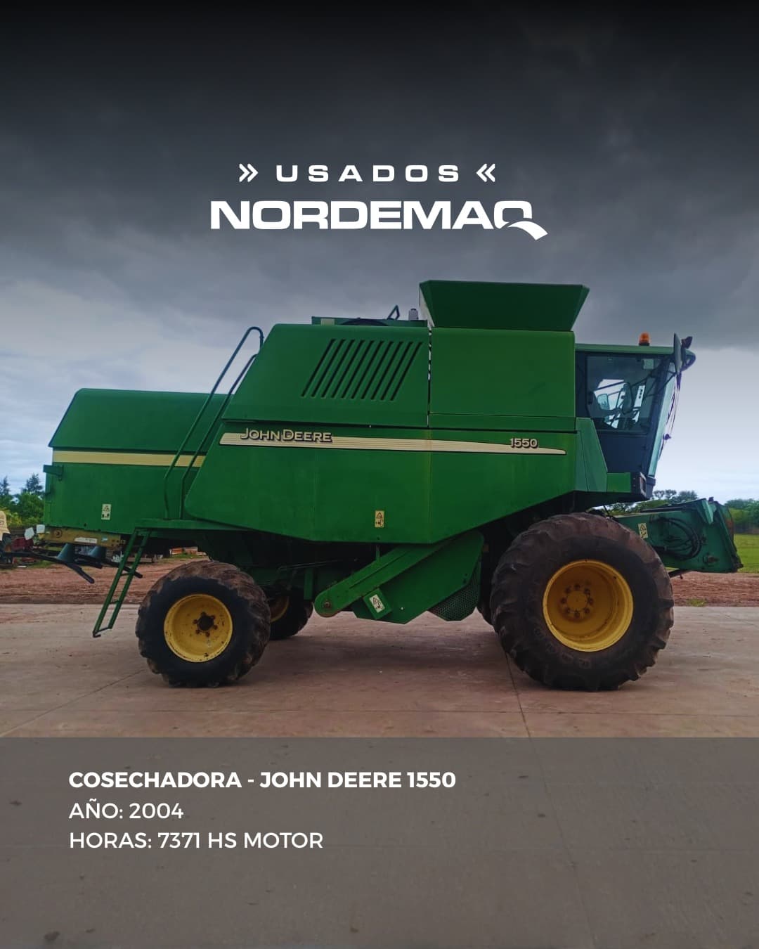 Cosechadora John Deere 1550