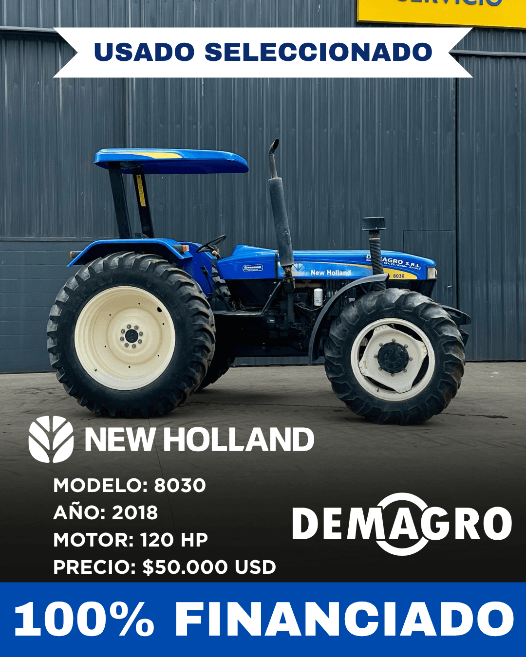 Tractor New Holland 8030 - 1