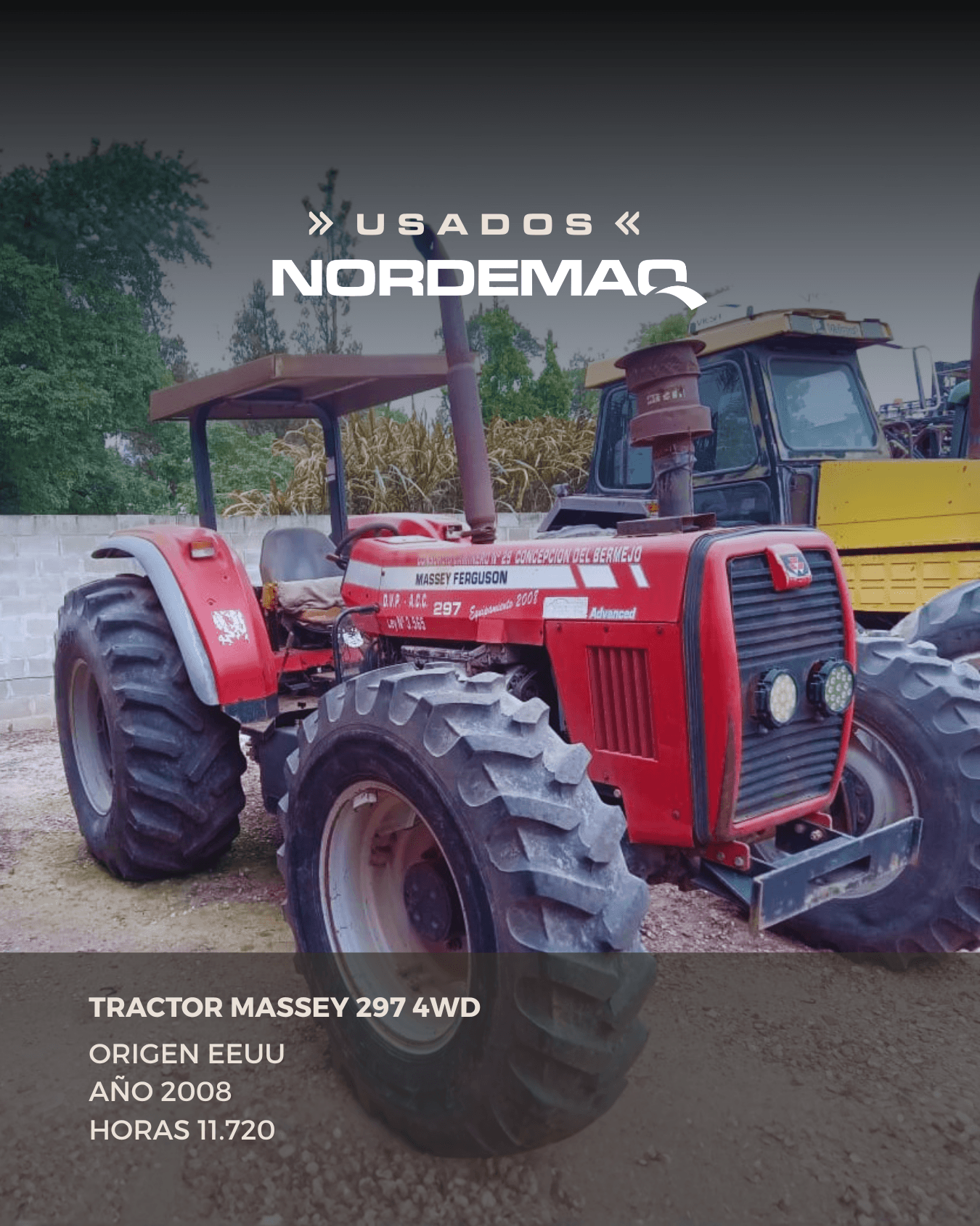Tractor Massey 297 4WD Saenger
