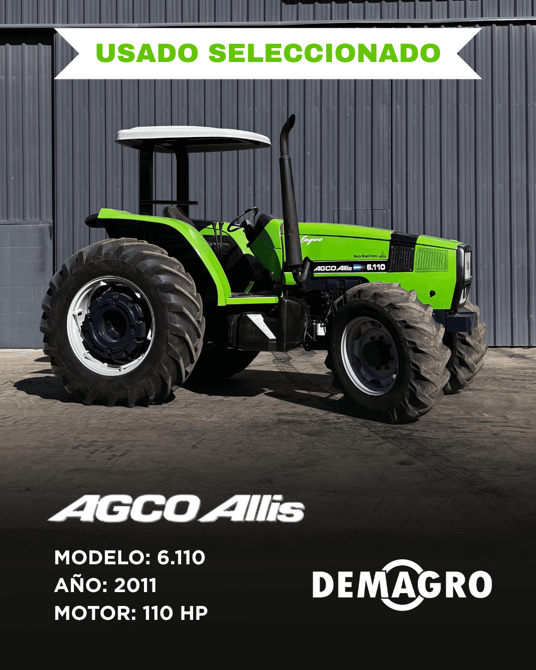 Tractor Agco Allis 6.110 - 1