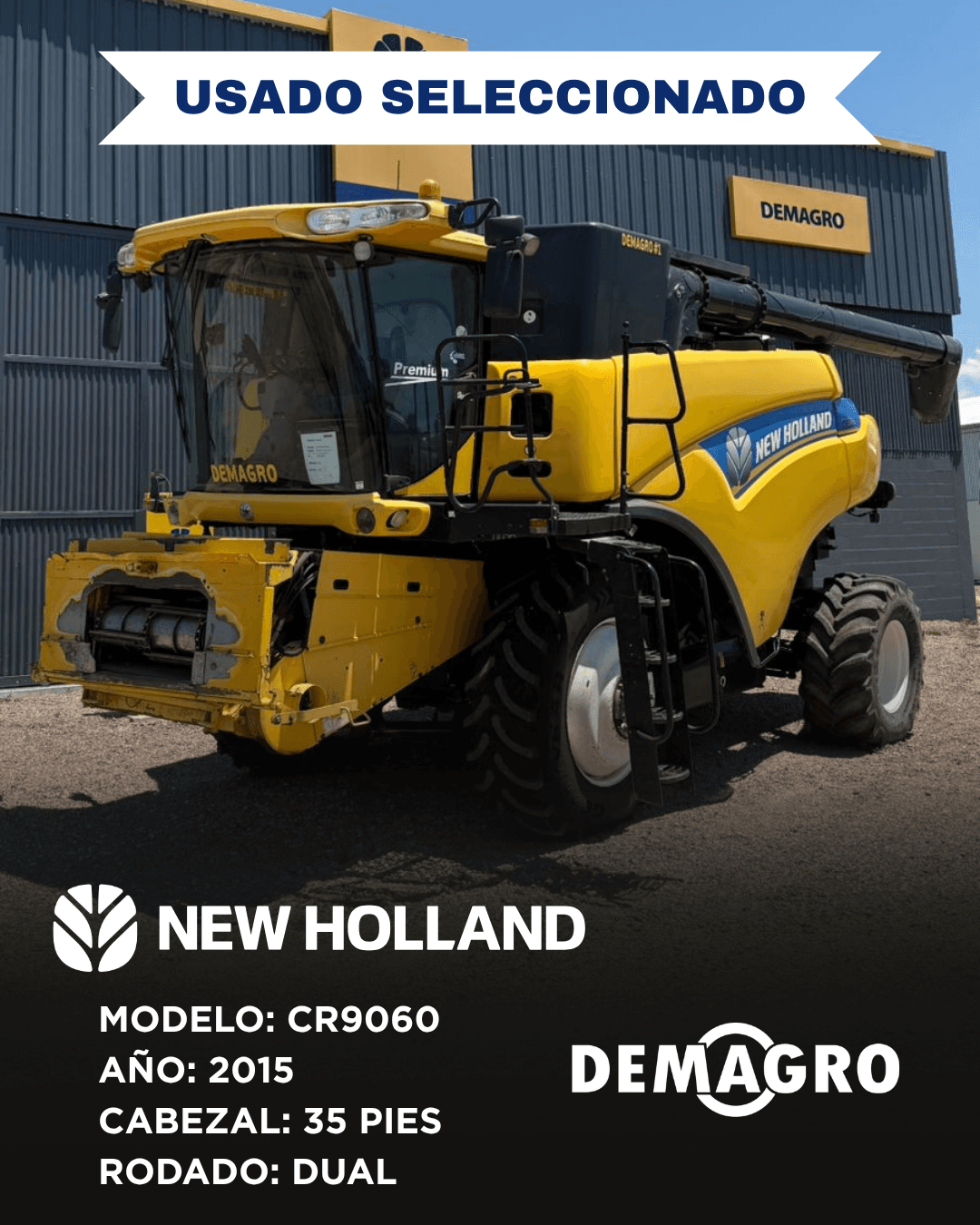 Cosechadora New Holland CR9060 - 1