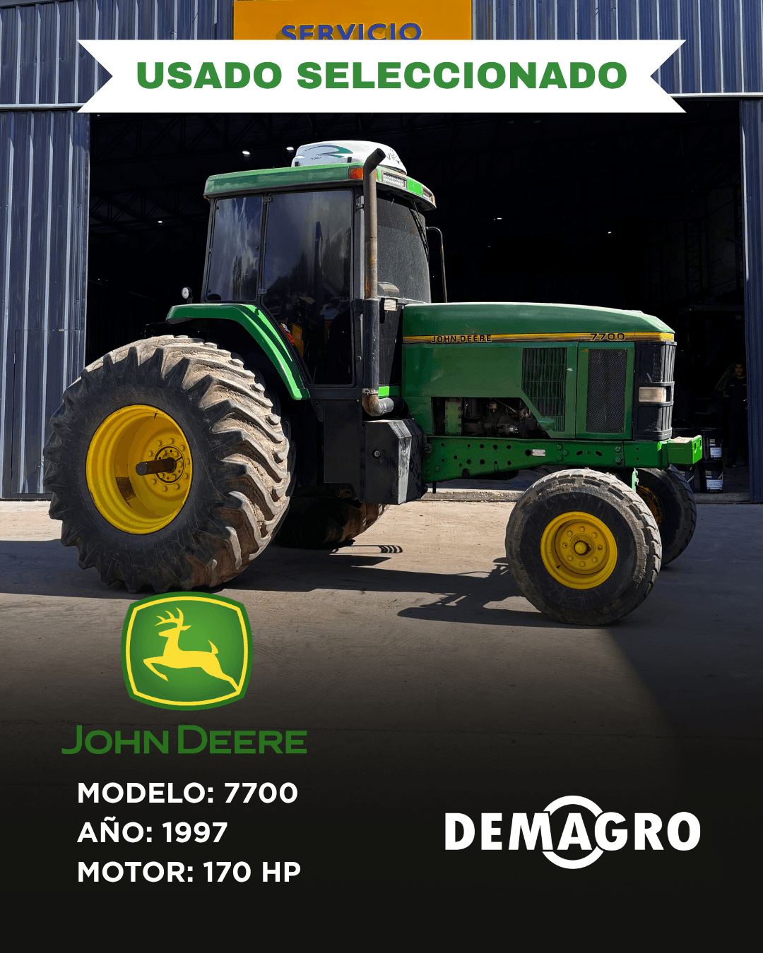 Tractor John Deere 7700 - 1