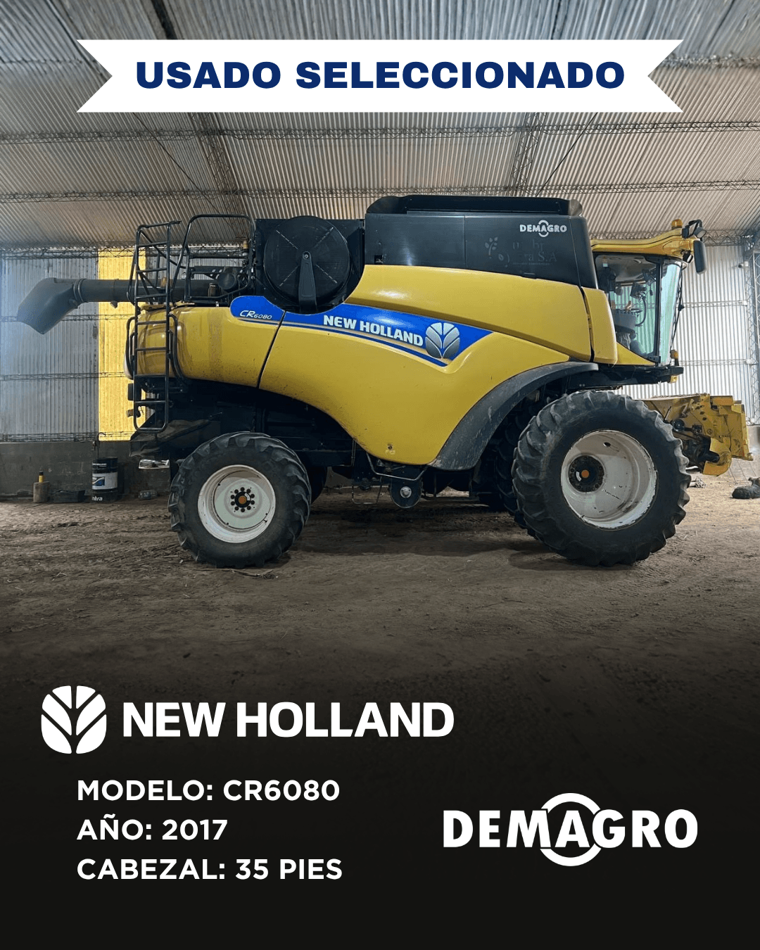 Cosechadora New Holland CR6080 - 1