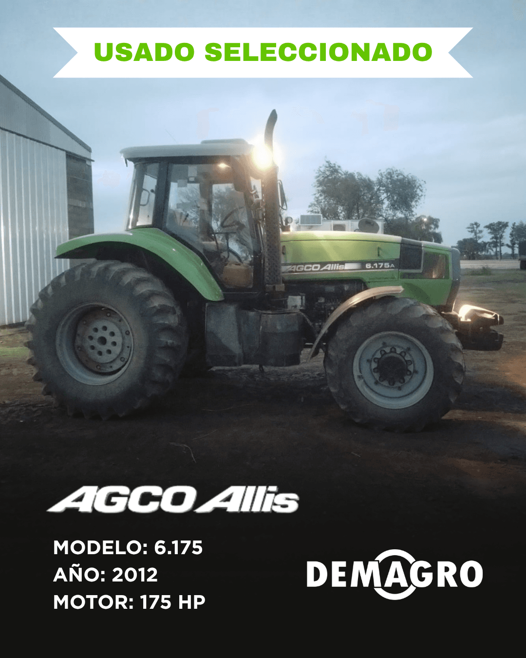 Tractor Agco Allis 6.175A - 1
