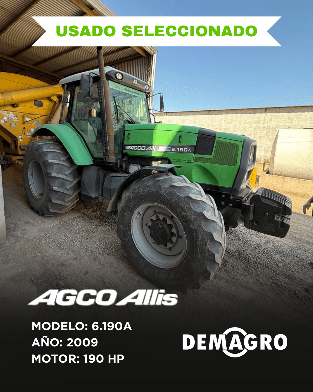 Tractor Agco Allis 6.190A