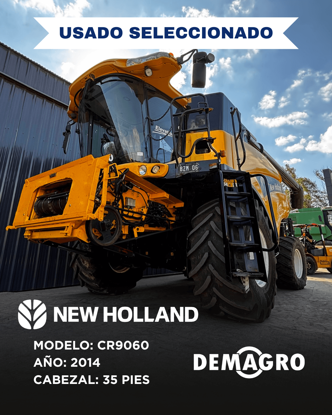 Cosechadora New Holland CR9060 - 1
