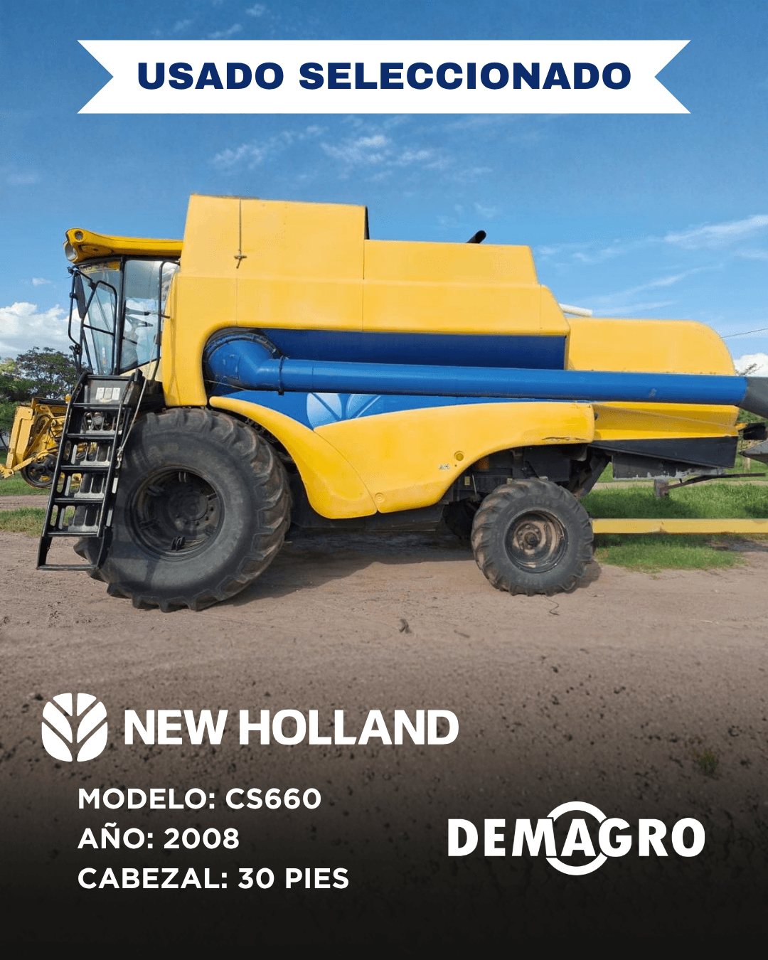 Cosechadora New Holland CS660 - 1